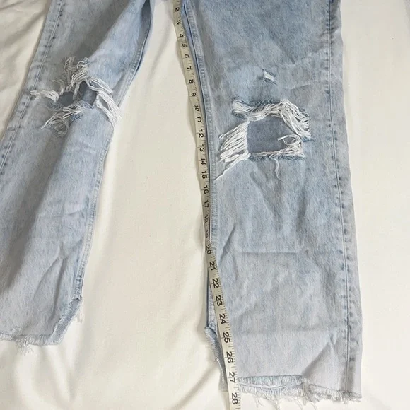 FREE PEOPLE Tapered Baggy Boyfriend in Purple Rock Sz 29 - Picture 9 of 10